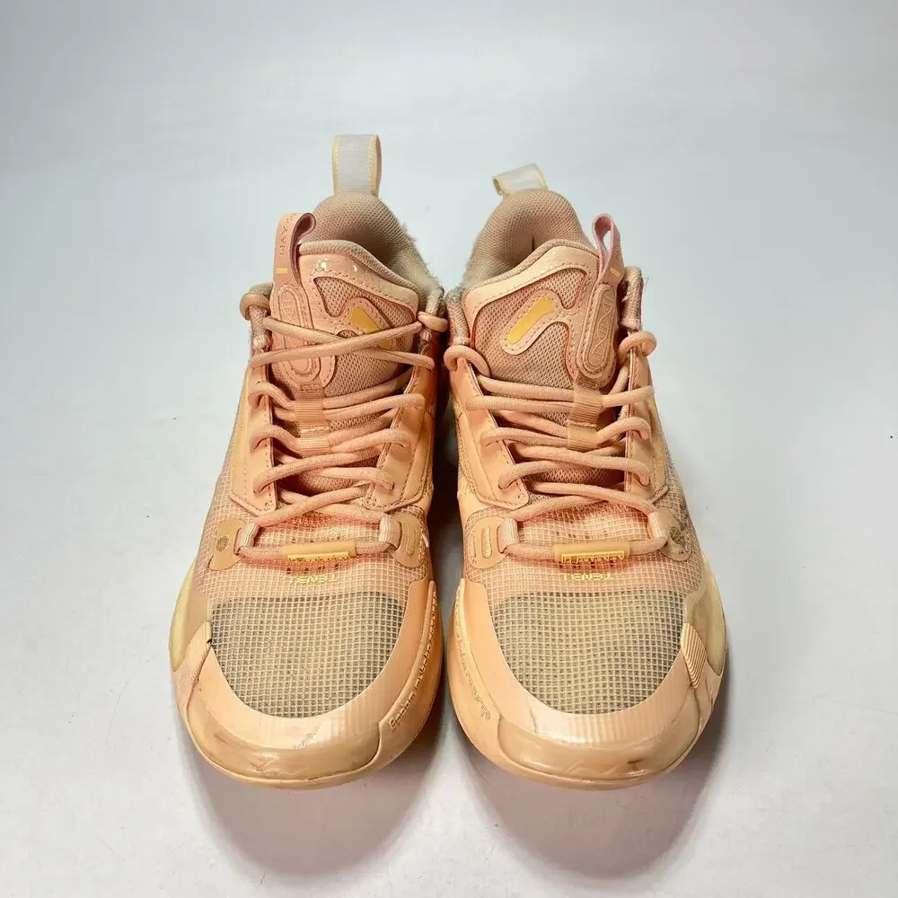 Li-Ning Way of Wade 10 Sweet Orange Low Top Basketball Sneakers Youth Size 6.5
